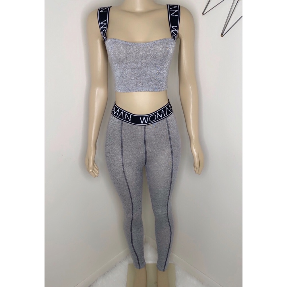 🔥 Women’s 2pc Crop Top & Leggings